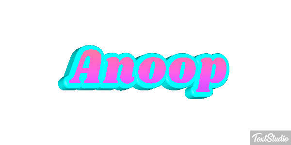 Anoop Текстовый эффект