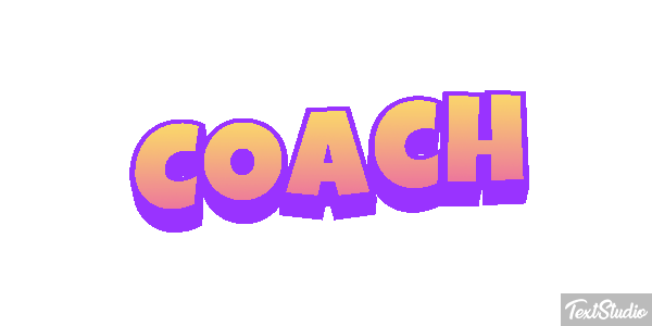 Coach Effet de texte
