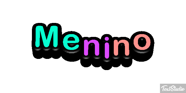 Menino Text effect