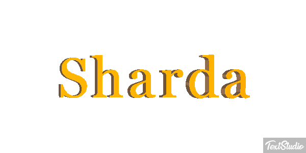Sharda Texteffekt