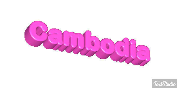 Cambodia Text effect
