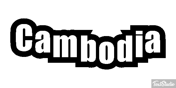 Cambodia Text effect