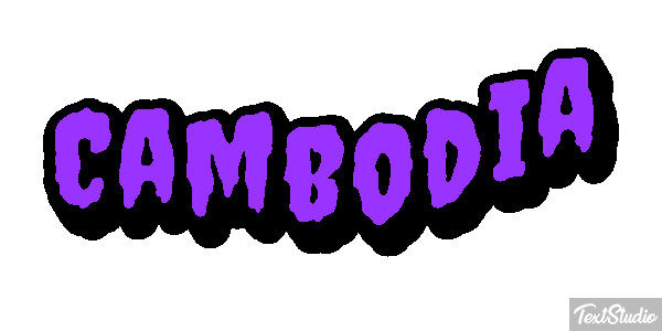 Cambodia Text effect