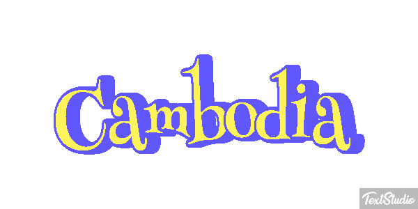 Cambodia Text effect