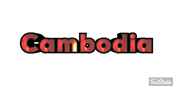 Cambodia Text effect