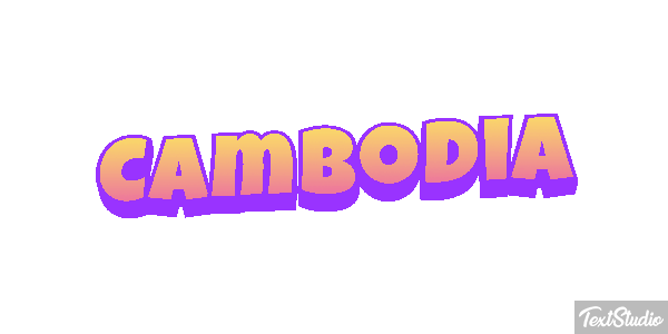 Cambodia Text effect