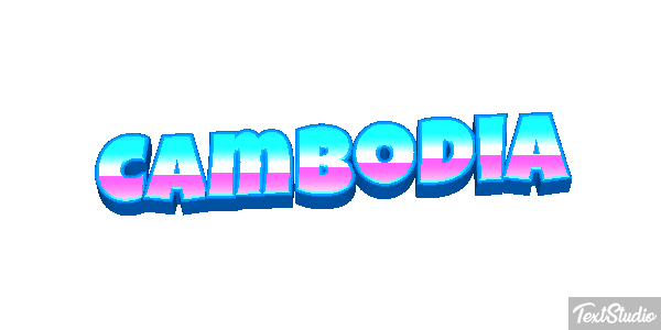 Cambodia Text effect