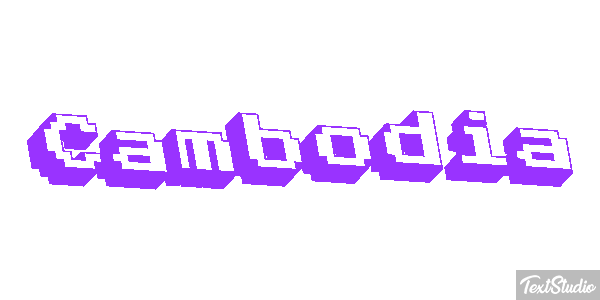 Cambodia Text effect