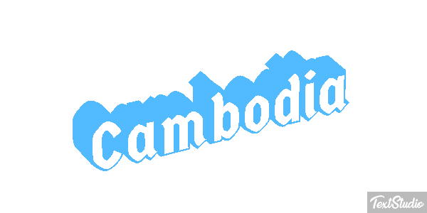 Cambodia Text effect