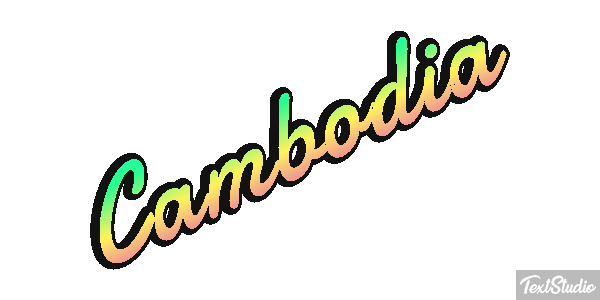 Cambodia Text effect