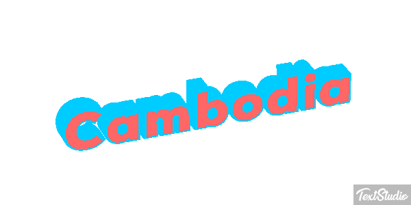 Cambodia Text effect