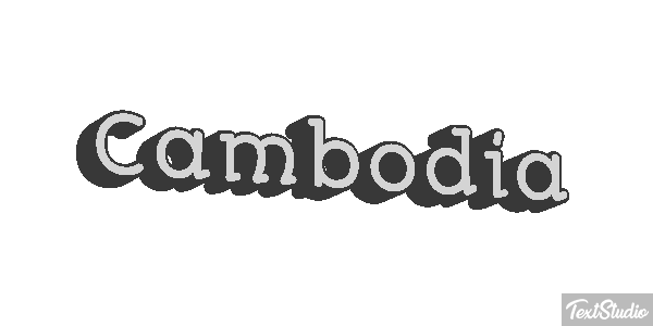 Cambodia Text effect