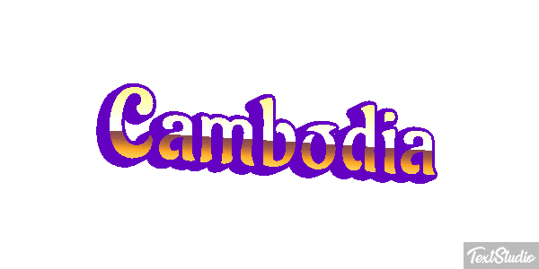 Cambodia Text effect