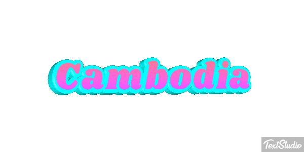 Cambodia Text effect