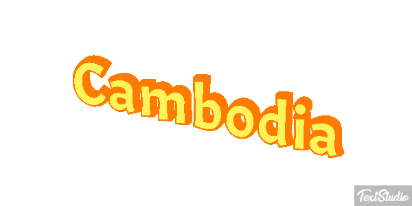 Cambodia Text effect