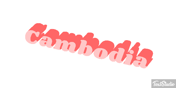Cambodia Text effect