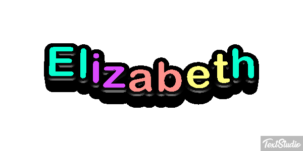 Elizabeth テキスト効果