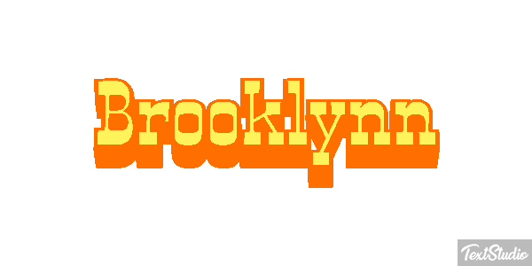 Brooklynn Text effect