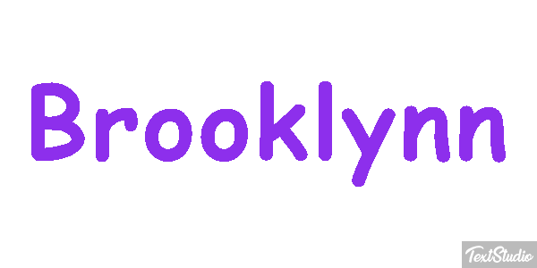 Brooklynn Text effect
