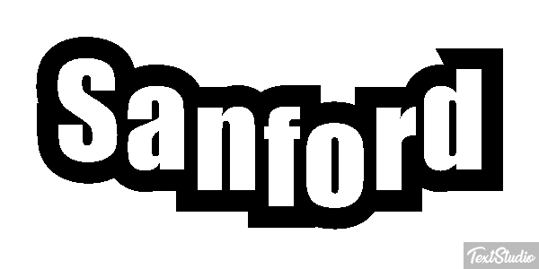 Sanford Texteffekt