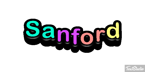 Sanford Texteffekt