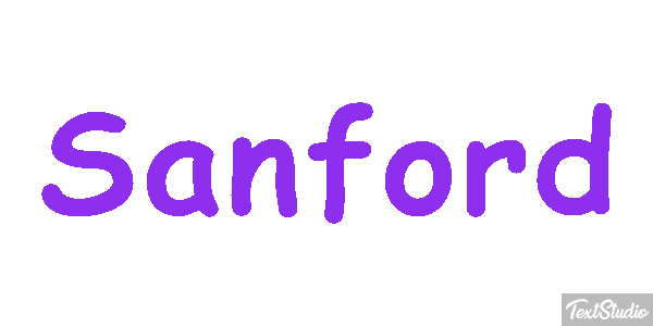 Sanford Texteffekt