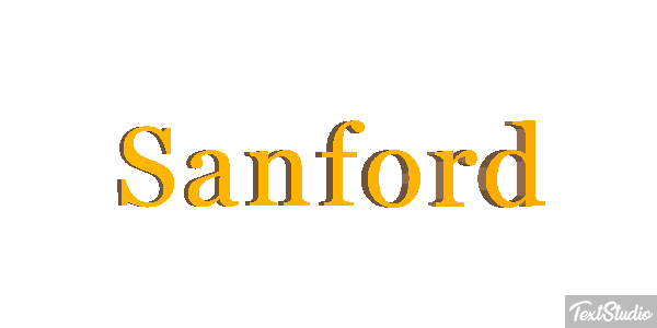 Sanford Texteffekt
