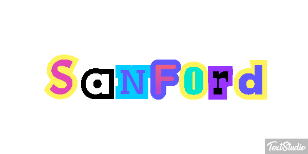 Sanford Texteffekt