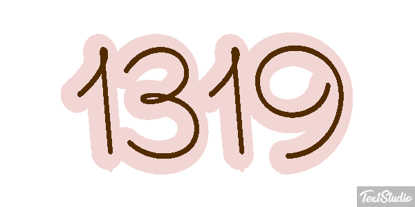 1319 Text effect