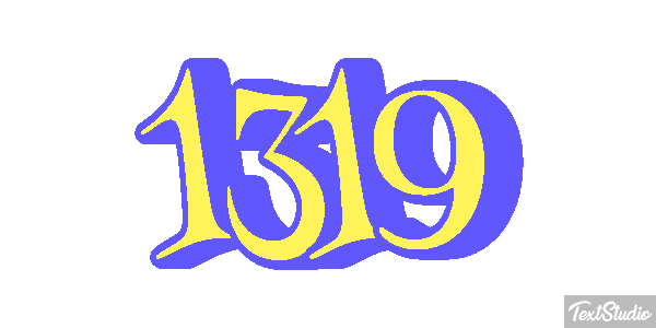 1319 Text effect