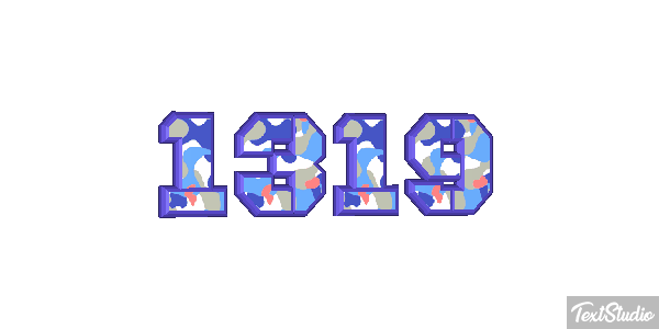 1319 Text effect