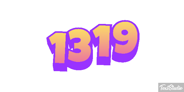 1319 Text effect