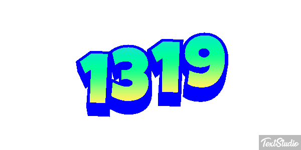 1319 Text effect