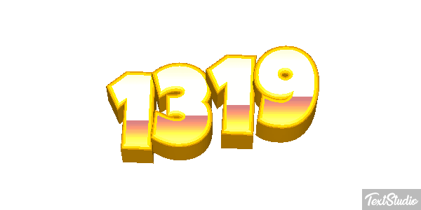 1319 Text effect
