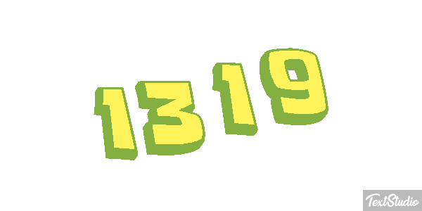 1319 Text effect