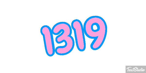 1319 Text effect