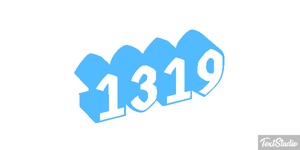 1319 Text effect