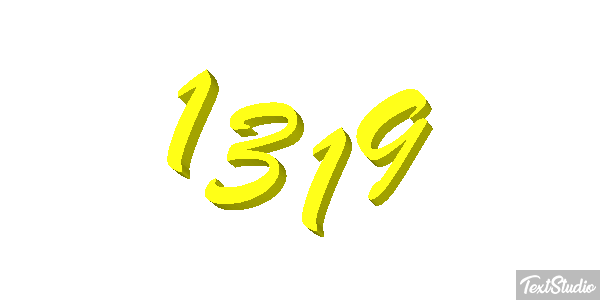 1319 Text effect