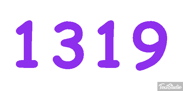 1319 Text effect