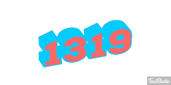 1319 Text effect