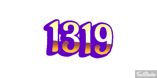 1319 Text effect