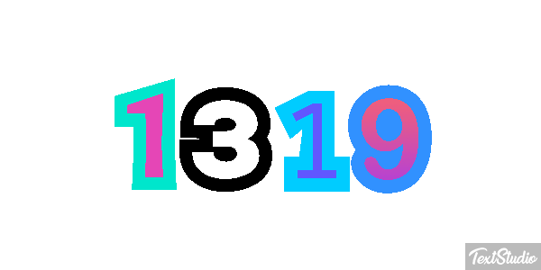 1319 Text effect