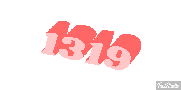 1319 Text effect