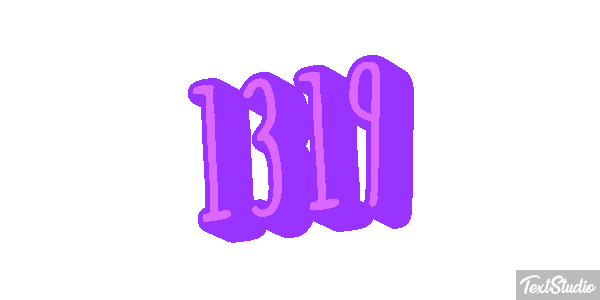 1319 Text effect