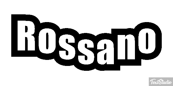 Rossano Текстовый эффект
