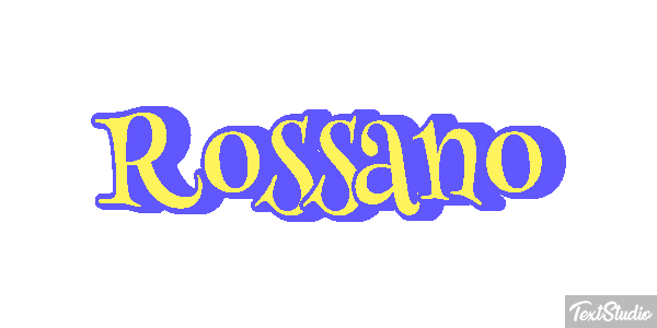 Rossano Текстовый эффект