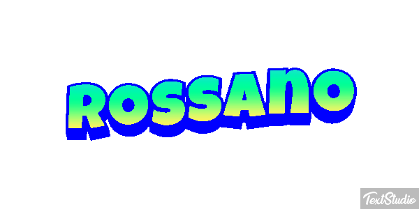 Rossano Текстовый эффект