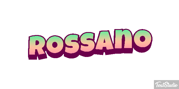 Rossano Текстовый эффект