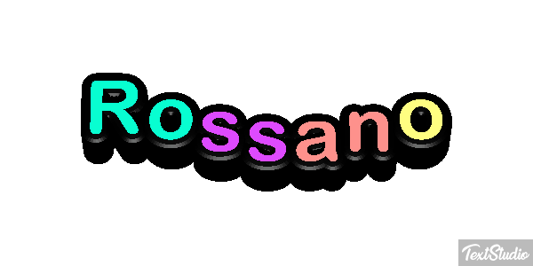 Rossano Текстовый эффект