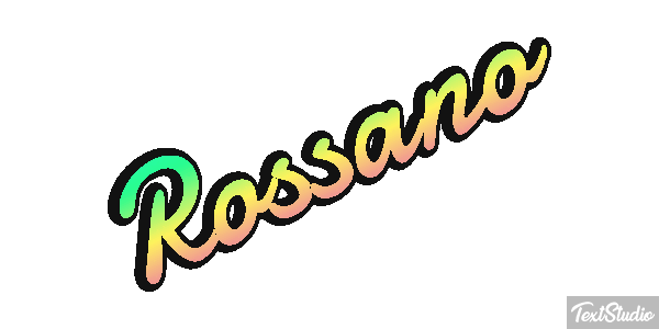 Rossano Текстовый эффект